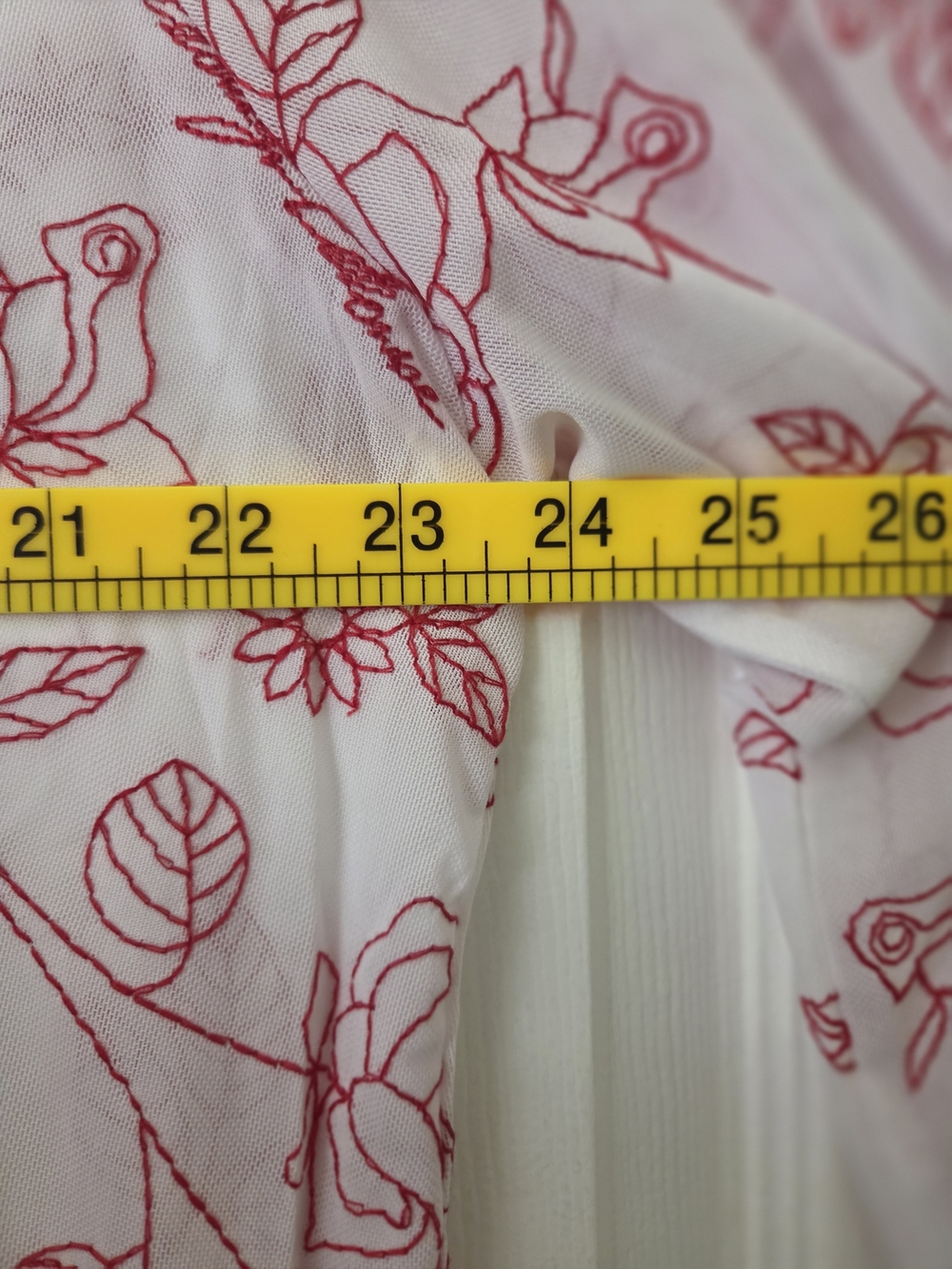 Torrid Pink Floral Kimono Robe with Red Print Size 2 - Picture 7 of 9